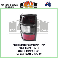 Mitsubishi Pajero NH NJ NK Tail Light 5/91-10/97 - Left