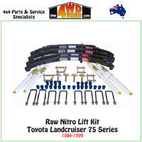 Raw Nitro Lift Kit Toyota Landcruiser 75 Series 1984-1999