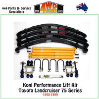 Koni Performance Lift Kit Toyota Landcruiser 75 Series 1990-1999