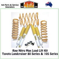 Raw Nitro Max Load Kit Toyota Landcruiser 80 Series 09/1991-1998 & 105 Series