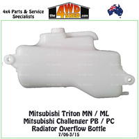 Mitsubishi Triton ML MN & Challenger PB PC Radiator Overflow Bottle