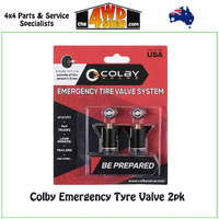 Colby Emergency Tyre Valve 2pk - Black
