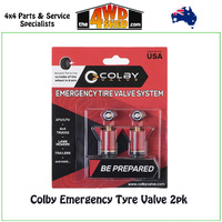 Colby Emergency Tyre Valve 2pk - Red