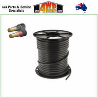 8 B&S Twin Core Red & Black Cable with Black Sheath - Per Meter