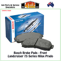 Bosch Brake Pads Landcruiser 75 Series Hilux Prado Front