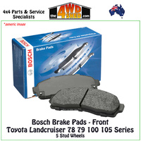 Bosch Brake Pads Landcruiser 78 79 100 105 Series Front