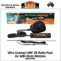 Ultra Compact UHF CB Radio Pack inc 6dBi Antenna