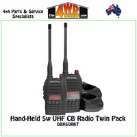 Hand-Held 5w UHF CB Radio Twin Pack