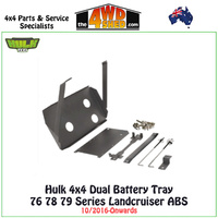 Dual Battery Tray 76 78 79 Series Landcruiser ABS 10/2016-Onwards