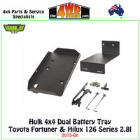 Dual Battery Tray Toyota Fortuner Hilux 126 Series 2.8l