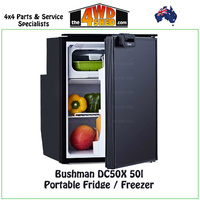 Bushman DC50-X 50 Litre Fridge/Freezer- DC 12V / 24V