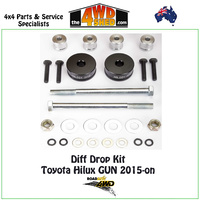 Diff Drop Kit - Toyota Hilux GUN 2015 - Onwards