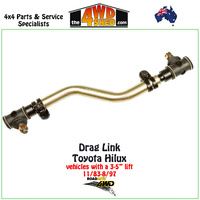 Drag Link - Toyota Hilux 11/83-8/97