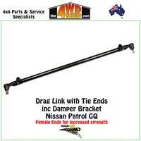 Drag Link with Tie Rod Ends - Nissan Patrol GQ