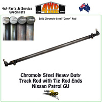 Chromoly Steel Track Rod with Tie Rod Ends - Nissan Patrol GU