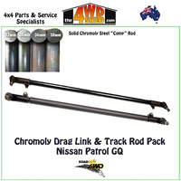 Chromoly Steel Drag Link & Track Rod Pack Nissan Patrol GQ