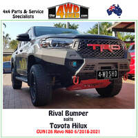 Rival Bumper Bull Bar Toyota Hilux GUN126 Revo N80 6/2018-4/2020