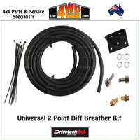Universal 2 Point Diff Breather Kit