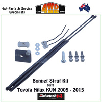 Bonnet Strut Kit Toyota Hilux KUN 2005-2015
