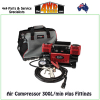 Air Compressor 300L/min plus Fittings