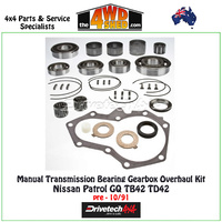 Manual Transmission Bearing Gearbox Overhaul Kit Nissan Patrol GQ TB42 TD42 up to 10/91