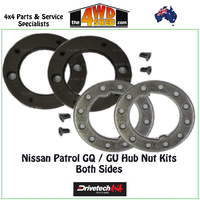 Nissan Patrol GQ / GU Hub Nut Kits - PAIR