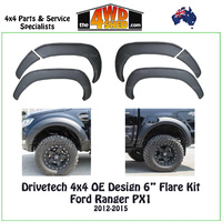 Drivetech 4x4 OE Design 6" Flare Kit Ford Ranger PX1 T6 2012-2015