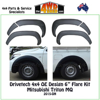 Drivetech 4x4 OE Design 6" Flare Kit Mitsubishi Triton MQ
