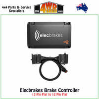 EB2 Brake Controller Plug & Play Unit inc Adapter 12 Flat to 12 Flat Socket