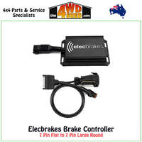EB2 Brake Controller Plug & Play Unit inc Adapter Flat 7 to Large Round 7 Socket