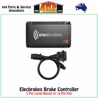 EB2 Brake Controller Plug & Play Unit inc Adapter Large Round 7 to Flat 12 Socket