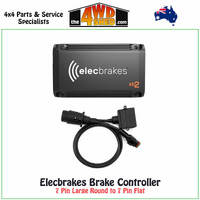 EB2 Brake Controller Plug & Play Unit inc Adapter Large Round 7 to Flat 7 Socket