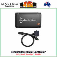 EB2 Brake Controller Plug & Play Unit inc Adapter Small Round 7 to Flat 7 Socket