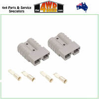 Grey Anderson Style Plug 50 Amp - 2 Pack