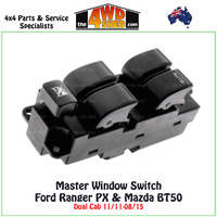 Window Master Switch Control Ford Ranger PX Mazda BT50