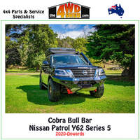 Cobra Bull Bar Nissan Y62 Patrol Series 5 2020-On