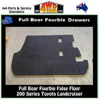 200 Series Toyota Landcruiser Full False Floor Retain a Single 3rd Row Seat