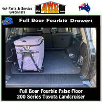 200 Series Toyota Landcruiser Full False Floor Remove Both 3rd Row Seats