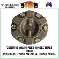 AISIN Free Wheel Hubs Mitsubishi Triton ME-ML & Pajero NH-NL L200 Single Hub
