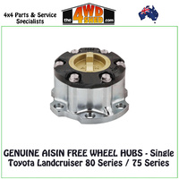 AISIN Free Wheel Hubs 80 Series Landcruiser Single Hub