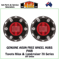 AISIN Free Wheel Hubs Toyota Hilux & Landcruiser 70 Series - Pair