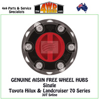 AISIN Free Wheel Hubs Toyota Hilux & Landcruiser 70 Series Single Hub