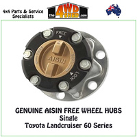 AISIN Free Wheel Hubs Toyota Landcruiser 60 Series Single Hub