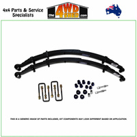 Rear Leaf Spring Kit 40mm Lift 200-400kg Holden Rodeo Isuzu D-Max 1988-2003