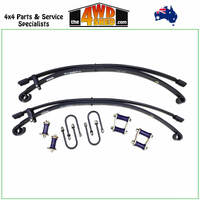 Formula Parabolic Leaf Spring Kit 50mm Lift 400-600kg Toyota Landcruiser 78 79 Series 2007-On