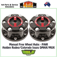 Hulk Free Wheel Hubs PAIR - Holden Colorado Rodeo DMAX