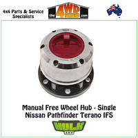 Hulk Free Wheel Hub Single Only - Nissan Pathfinder Terano IFS