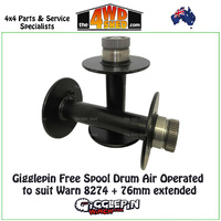 Gigglepin Free Spool Drum Air Operated to suit Warn 8274 + 76mm extended