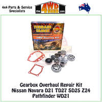 Gearbox Overhaul Repair Kit Nissan Navara D21 TD27 SD25 Z24 Pathfinder WD21