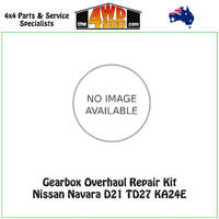 Gearbox Overhaul Repair Kit Nissan Navara D21 TD27 KA24E